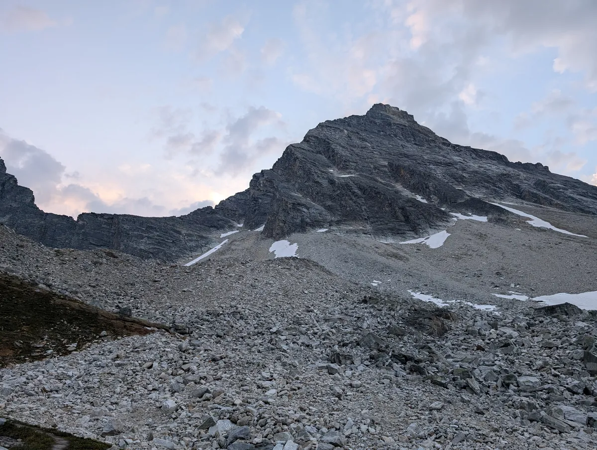 Mount Sir Donald ridgeline profile.