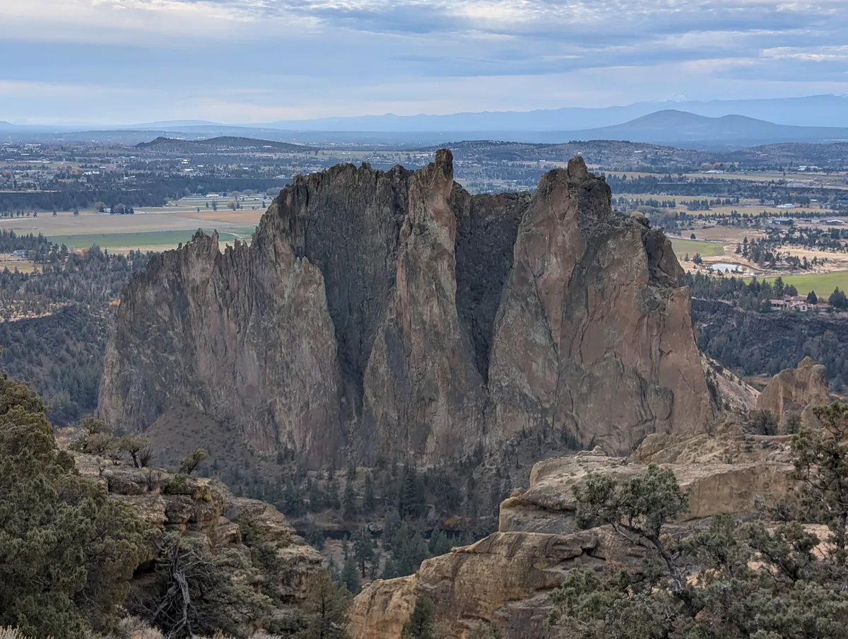 Smith Rock from Misery Ridge trail.