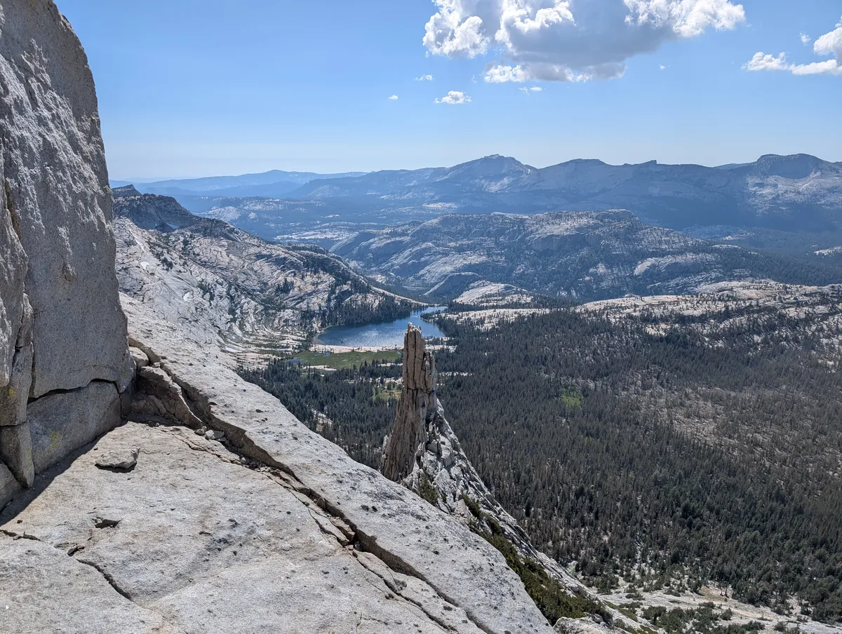 View from the top of Cathedral Peak.